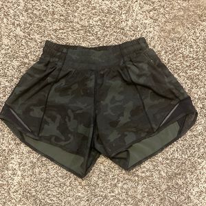 Camo lululemon shorts